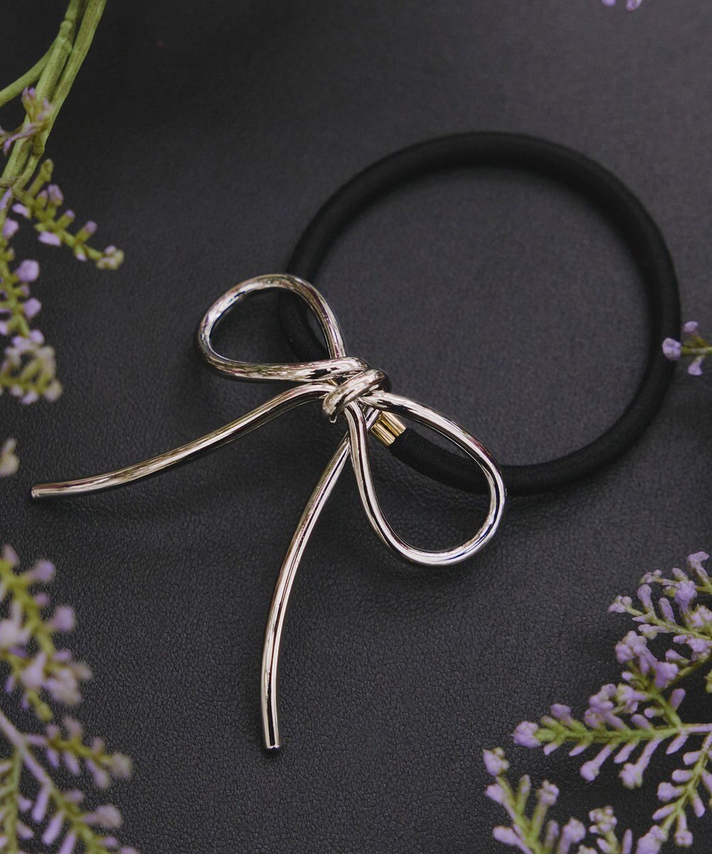 Tiaclasse メタルリボンヘアゴム 