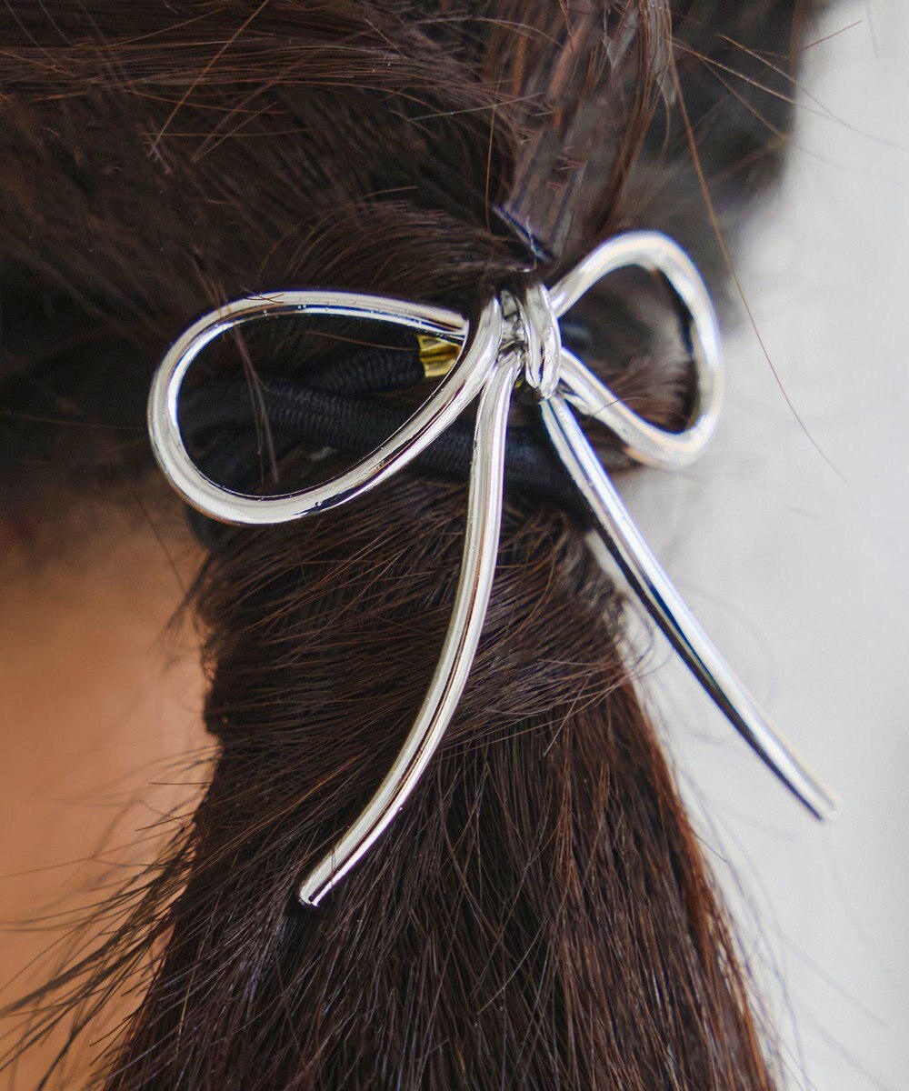 Tiaclasse メタルリボンヘアゴム 