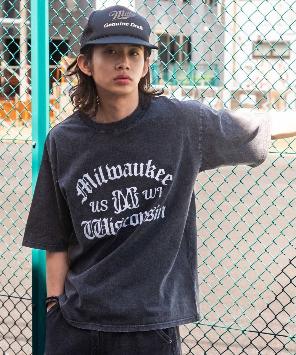 WEGO 【ユニセックス着用ITEM/MLサイズ展開】ブリーチヴィンテージグラフィックT（SS） 