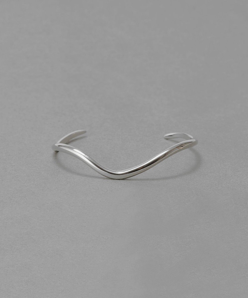 Phoebe 【金属アレルギー対応】ウェーブラインメタルバングル/サージカルステンレス 