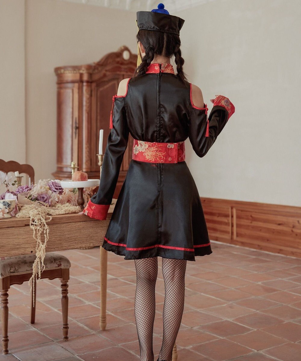 WEGO 【ハロウィン＆コスプレ】肩出しキョンシー 