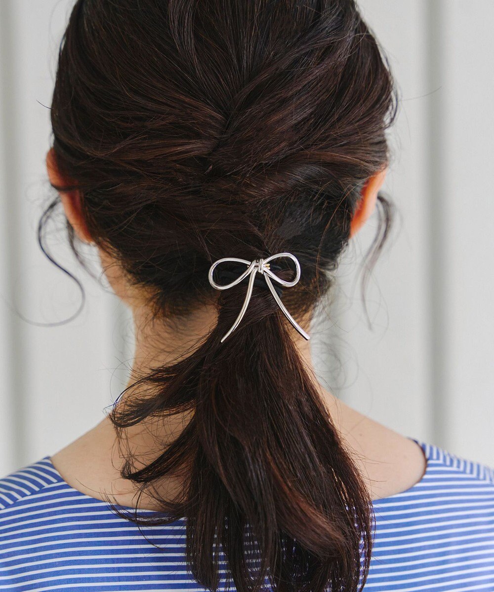 Tiaclasse メタルリボンヘアゴム 