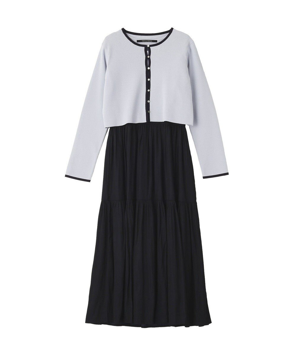 YECCA VECCA 【2点SET】カーディガンセットワンピース 