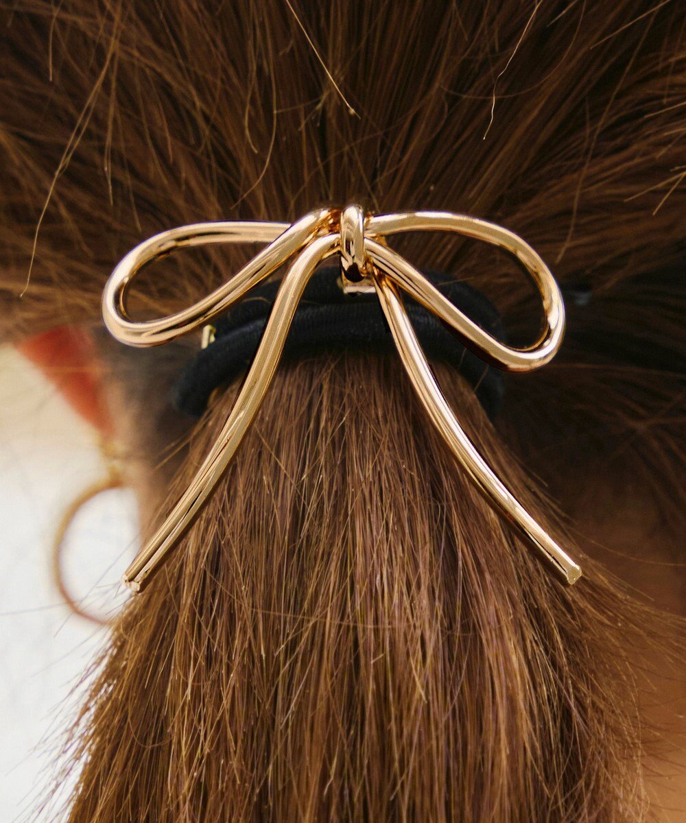 Tiaclasse メタルリボンヘアゴム 