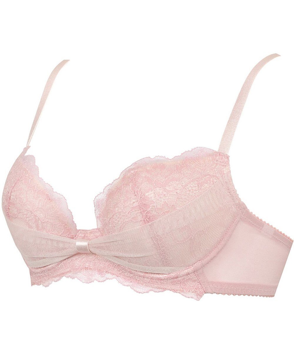 WACOAL 【ファーストリボンブラ】 ブラジャー 【若い世代の体型特徴を考えた設計仕様】 きれいな谷間をメイクしてキープ まるみのあるシルエット レディース BRB409 /ワコール 