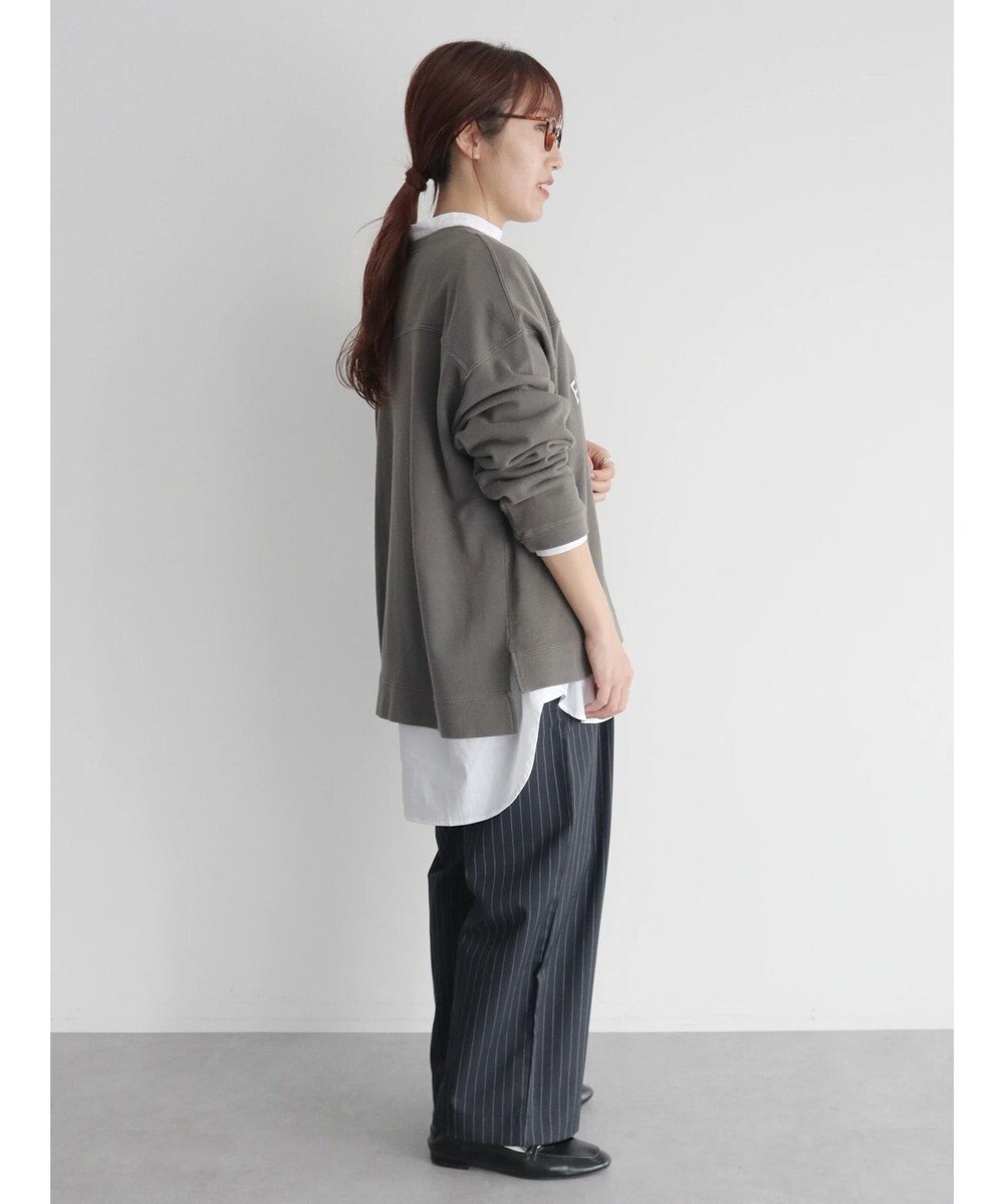 CRAFT STANDARD BOUTIQUE イージーケアピンストライプテーパードパンツ 