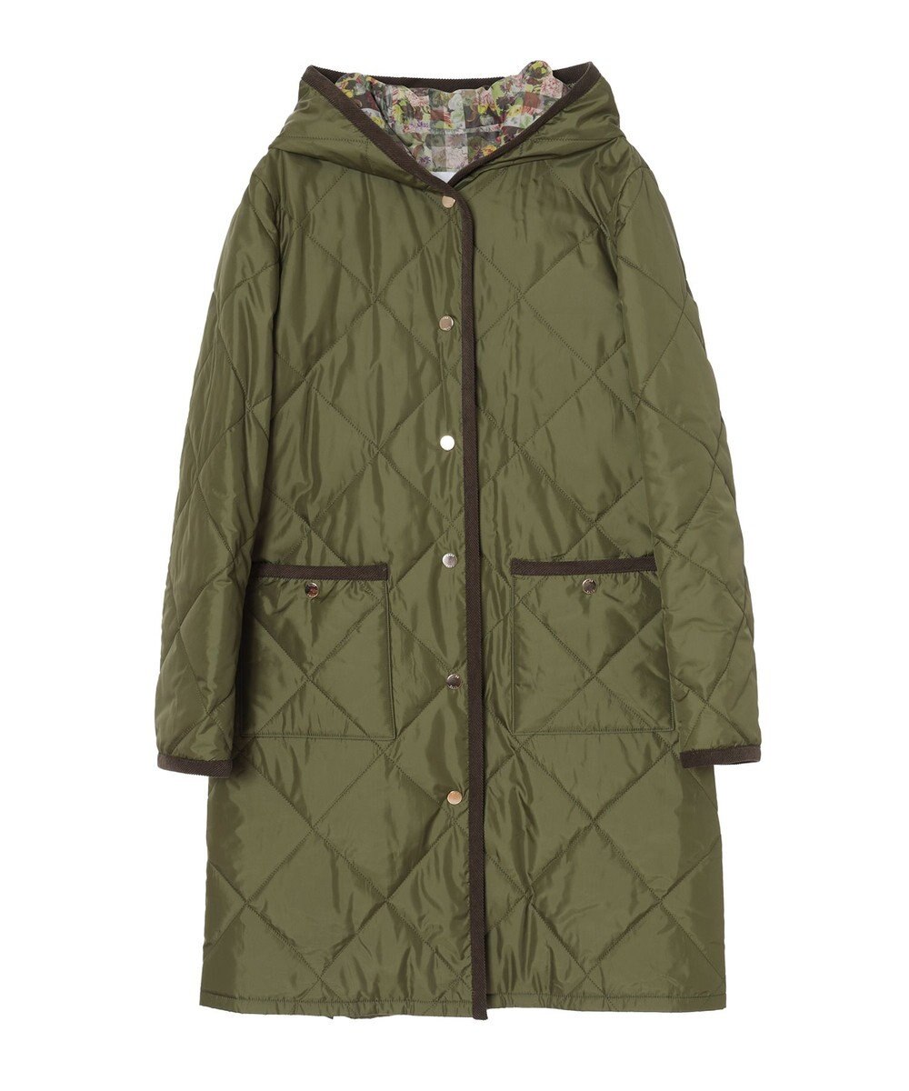 DAKS リバティプリントキルティングコートブルゾン 