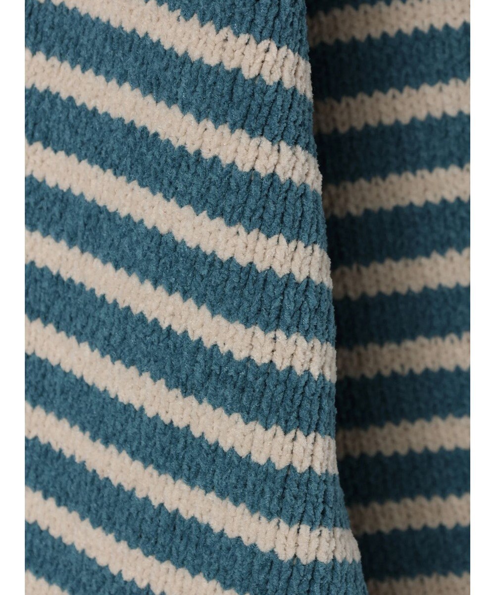 CRAFT STANDARD BOUTIQUE 洗えるモールニットボーダープルオーバー 