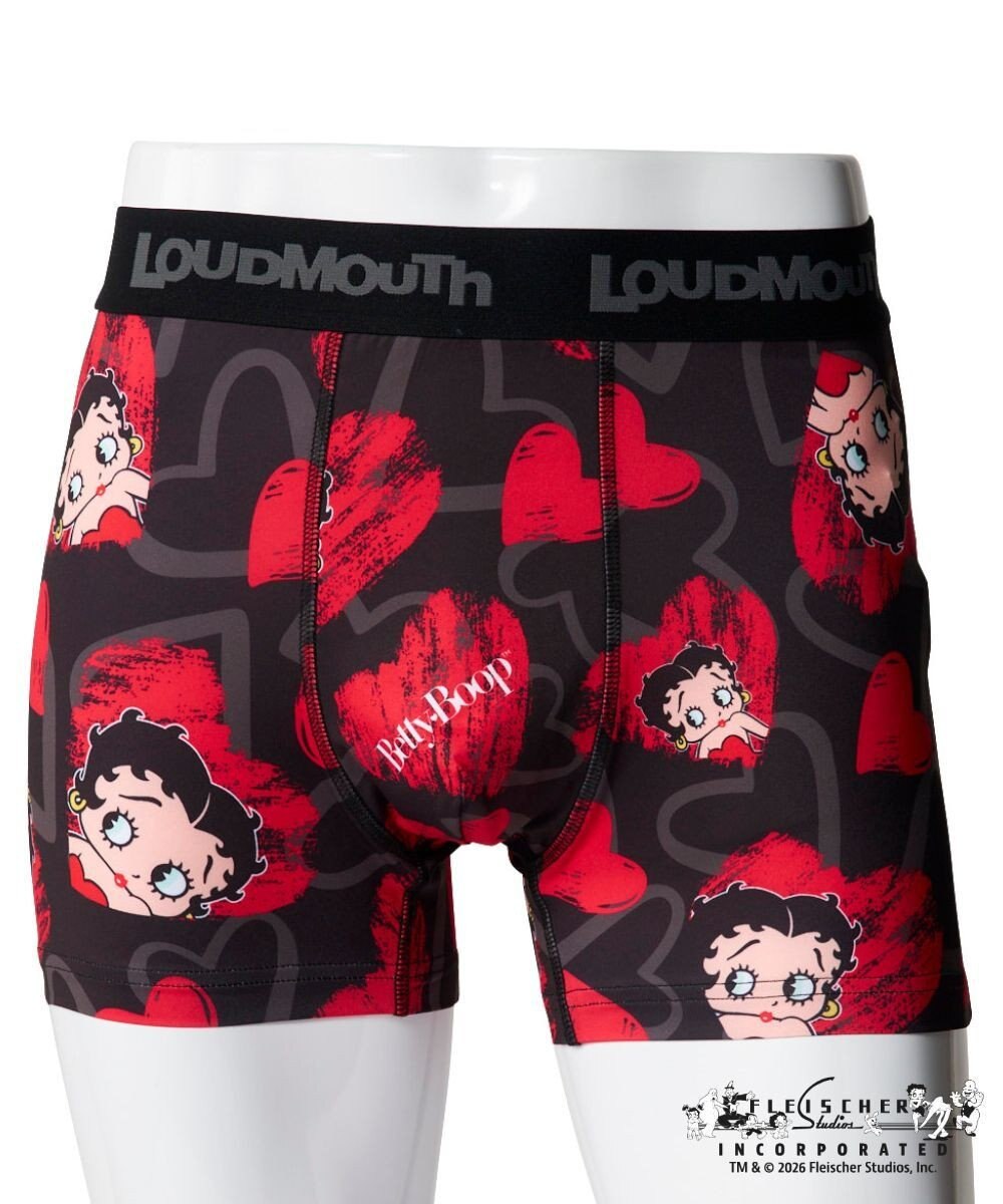 FILA GOLF／marie claire 【LOUDMOUTH×Betty Boop™】メンズ ボクサーパンツ 