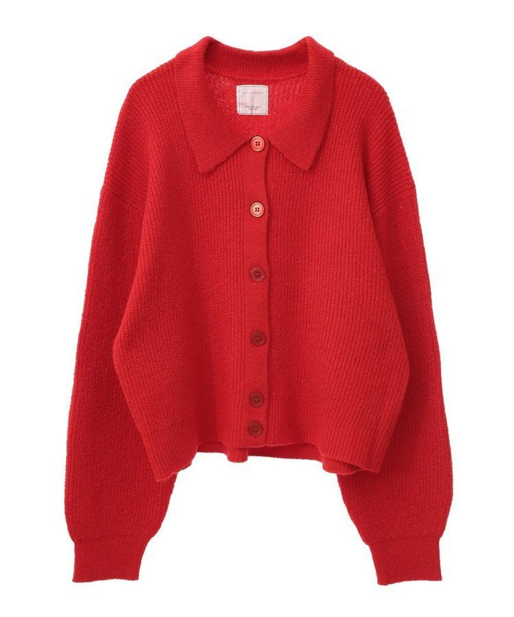 Green Parks 衿つきニットプルオーバー 