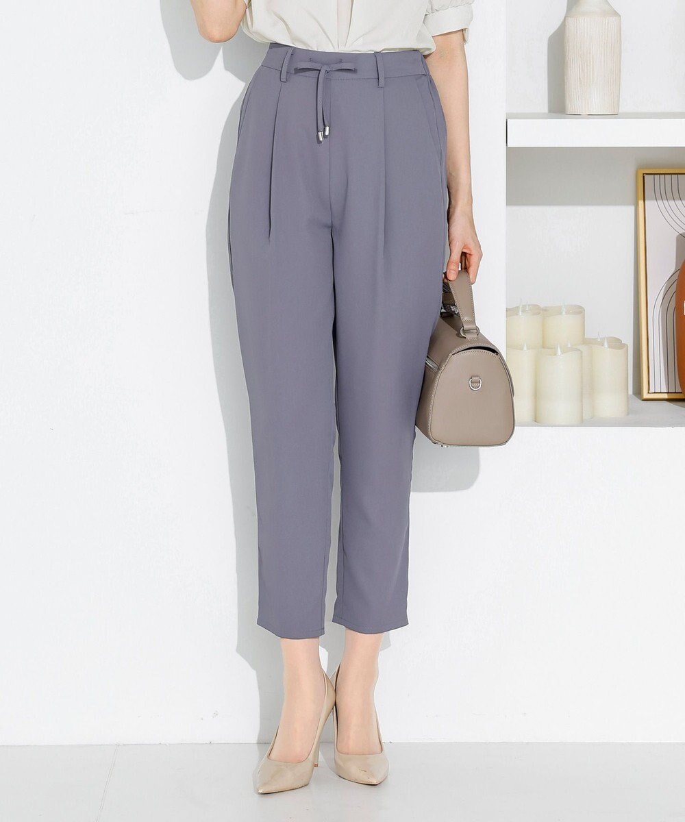 Tiaclasse 【洗える】幅広く活躍が期待できるドロストパンツ 