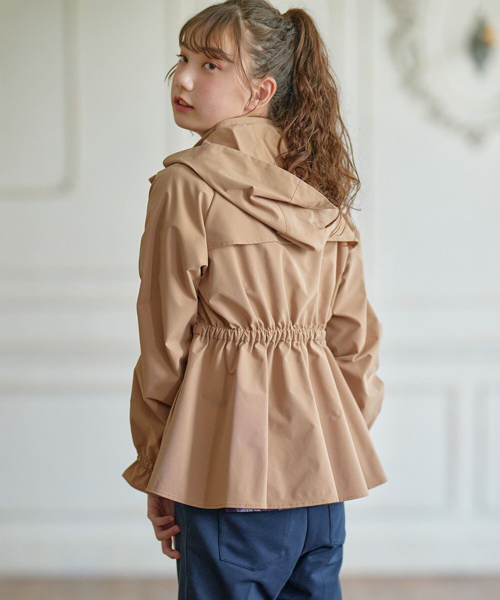 組曲 KIDS 【150-170cm】【撥水】ケープド マウンテンパーカー 