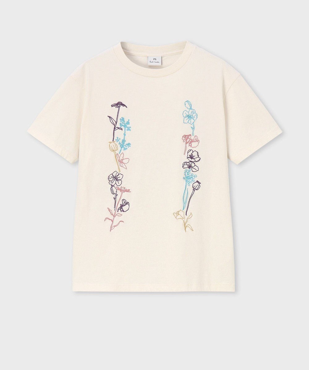 Paul Smith フローラル エンブロイダリー 半袖Tシャツ 