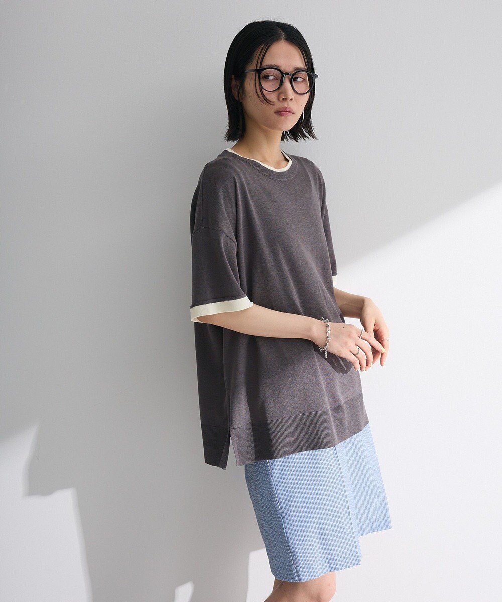 Green Parks 冷やっとすずやかレイヤーニットプルオーバ 