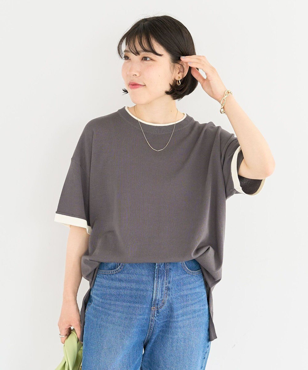 Green Parks 冷やっとすずやかレイヤーニットプルオーバ 