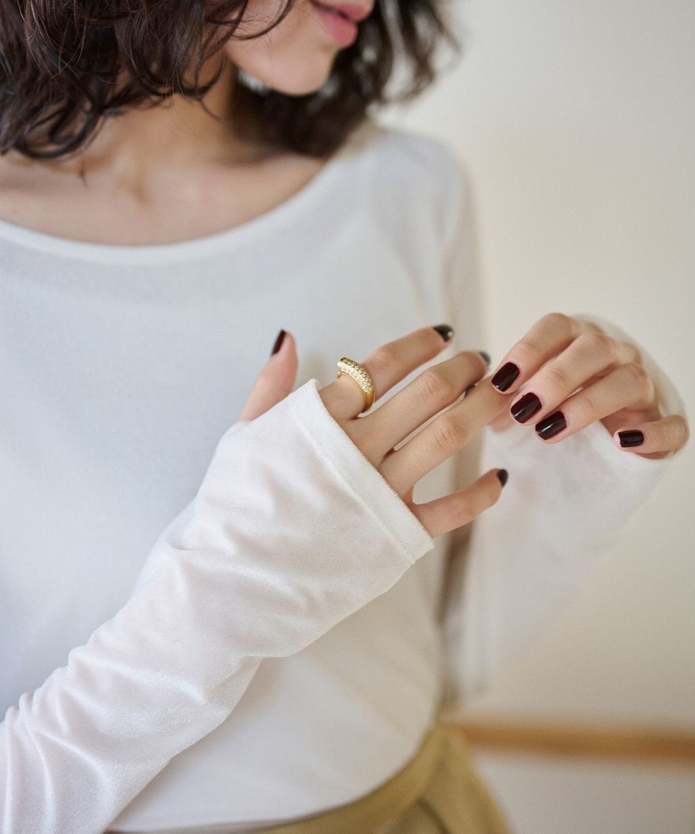 #Newans 【洗濯機可／ 前後着用可】 シアーベロアプルオーバー 