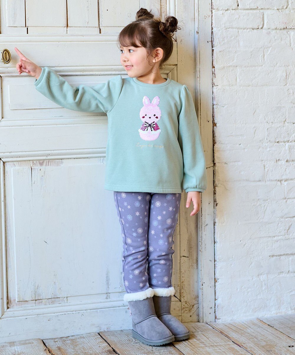 ANY KIDS 7days裏シャギー総柄パンツ 