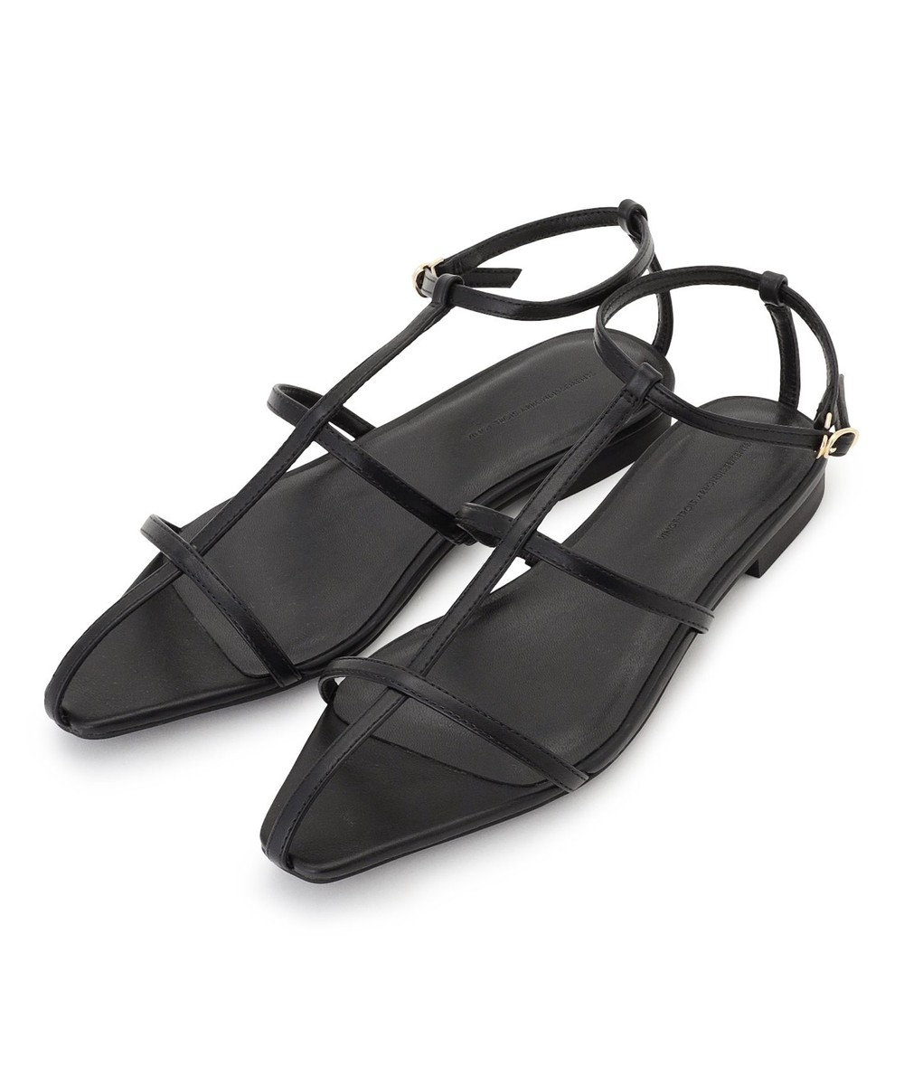 23区 【先行予約】ポインテッド Tストラップ サンダル 