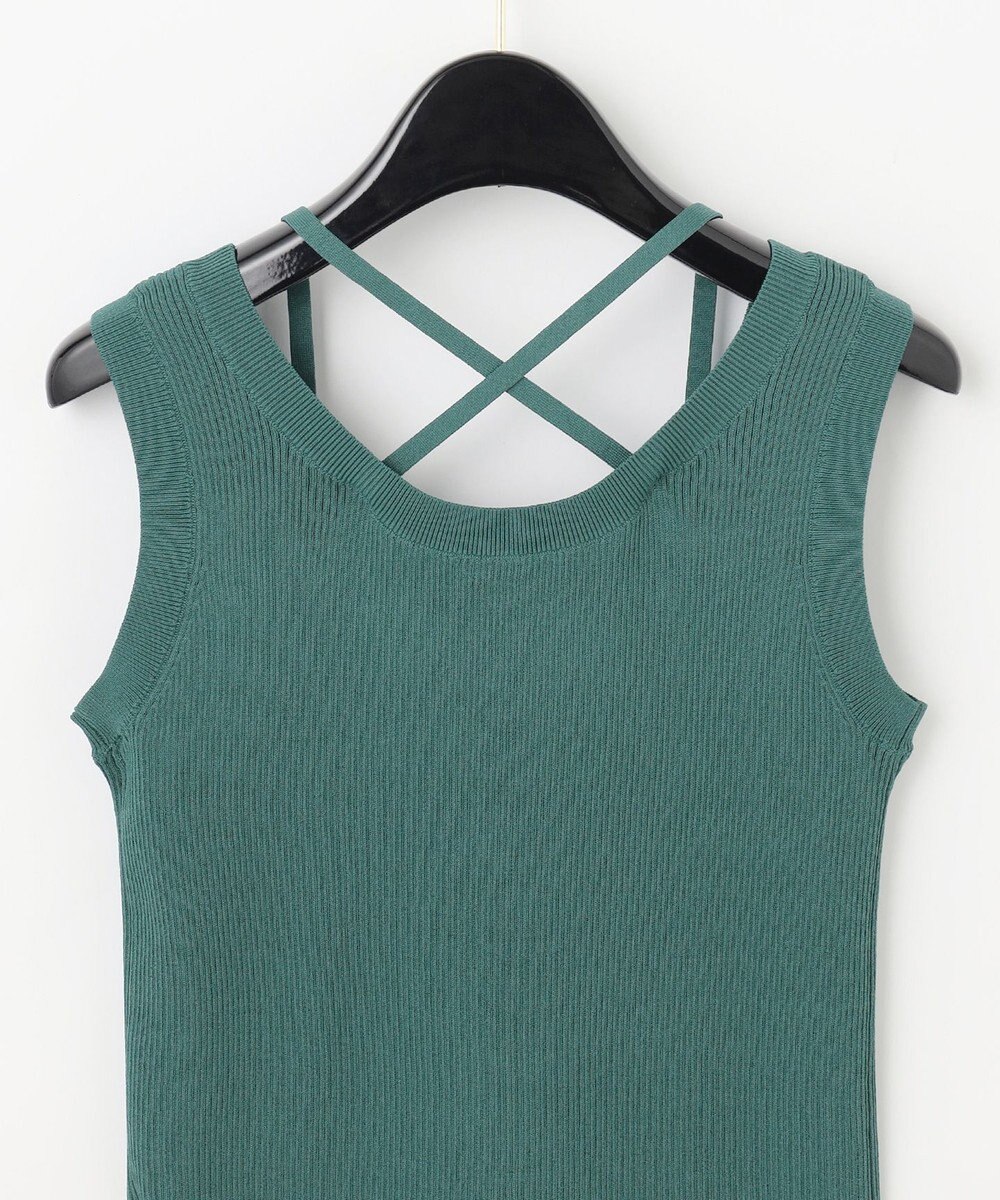 GRACE CONTINENTAL リブタンクニットトップ 