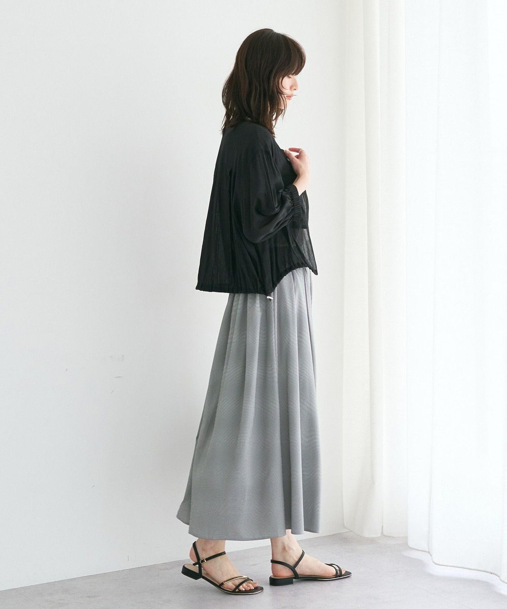 YECCA VECCA タックフレアスカート 
