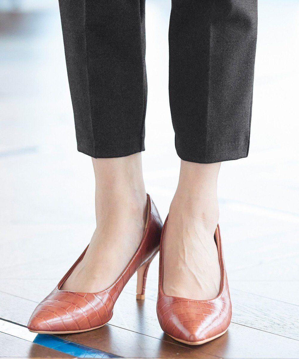 Tiaclasse 【GOLD LABEL・日本製・洗える】 カシミアタッチテーパードパンツ 