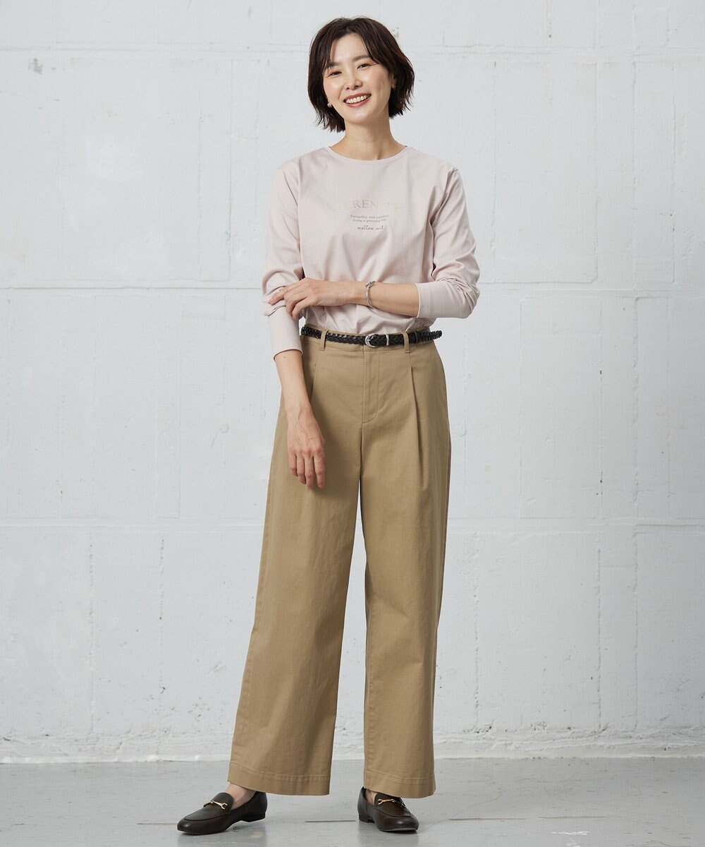 J.PRESS LADIES ロゴ Tシャツ 