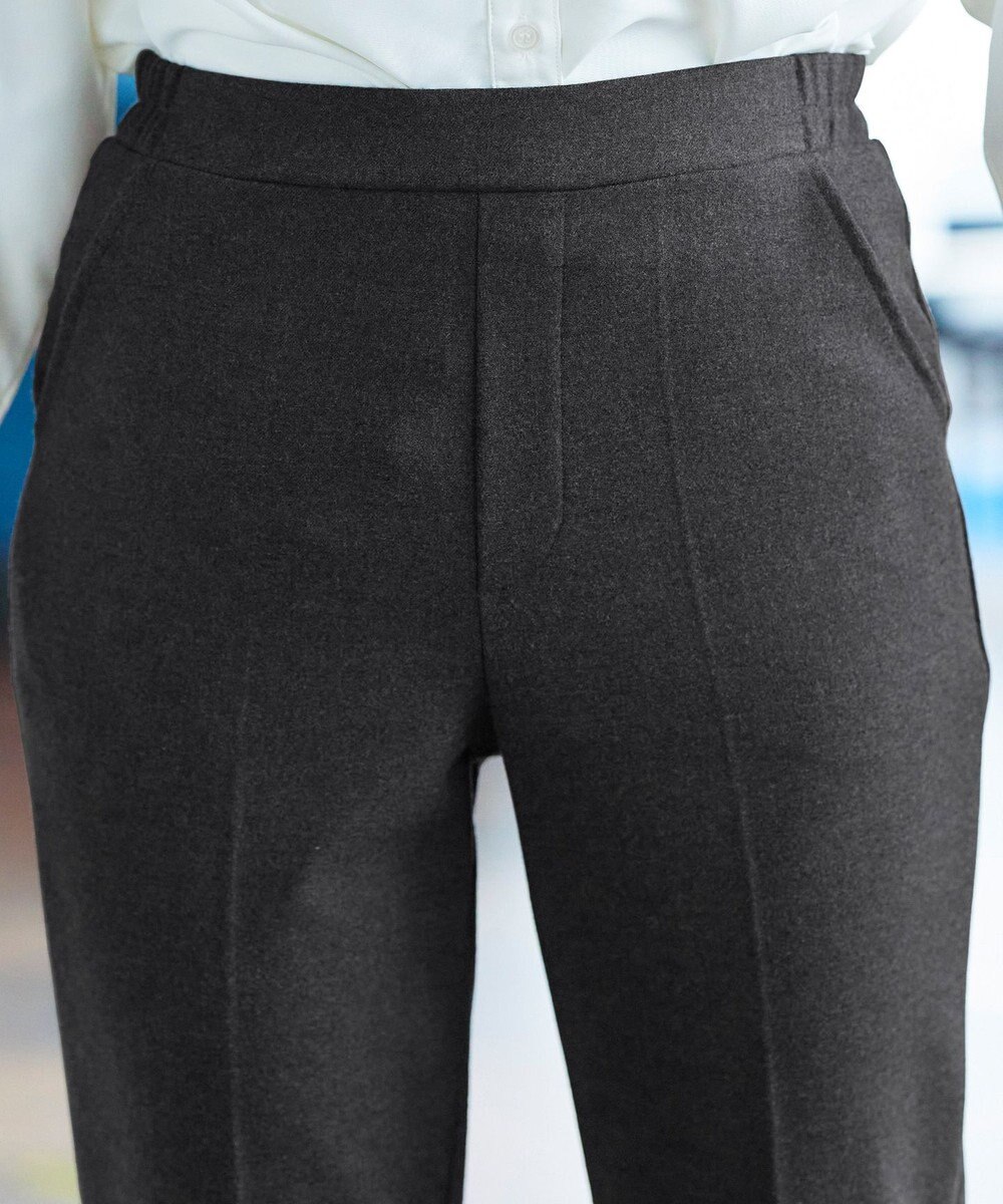 Tiaclasse 【GOLD LABEL・日本製・洗える】 カシミアタッチテーパードパンツ 