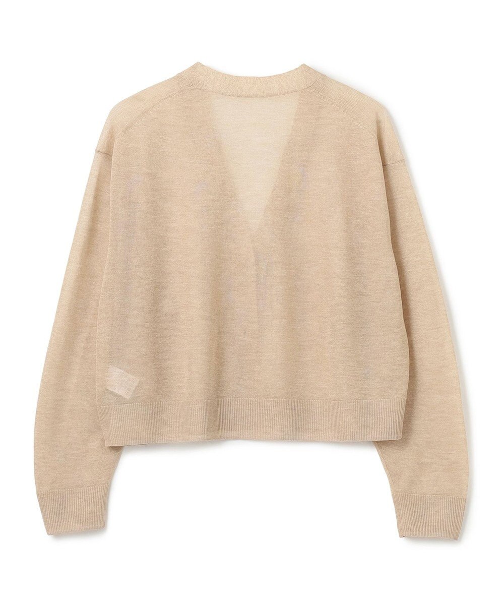 UNFILO ラメシアー カーディガン 