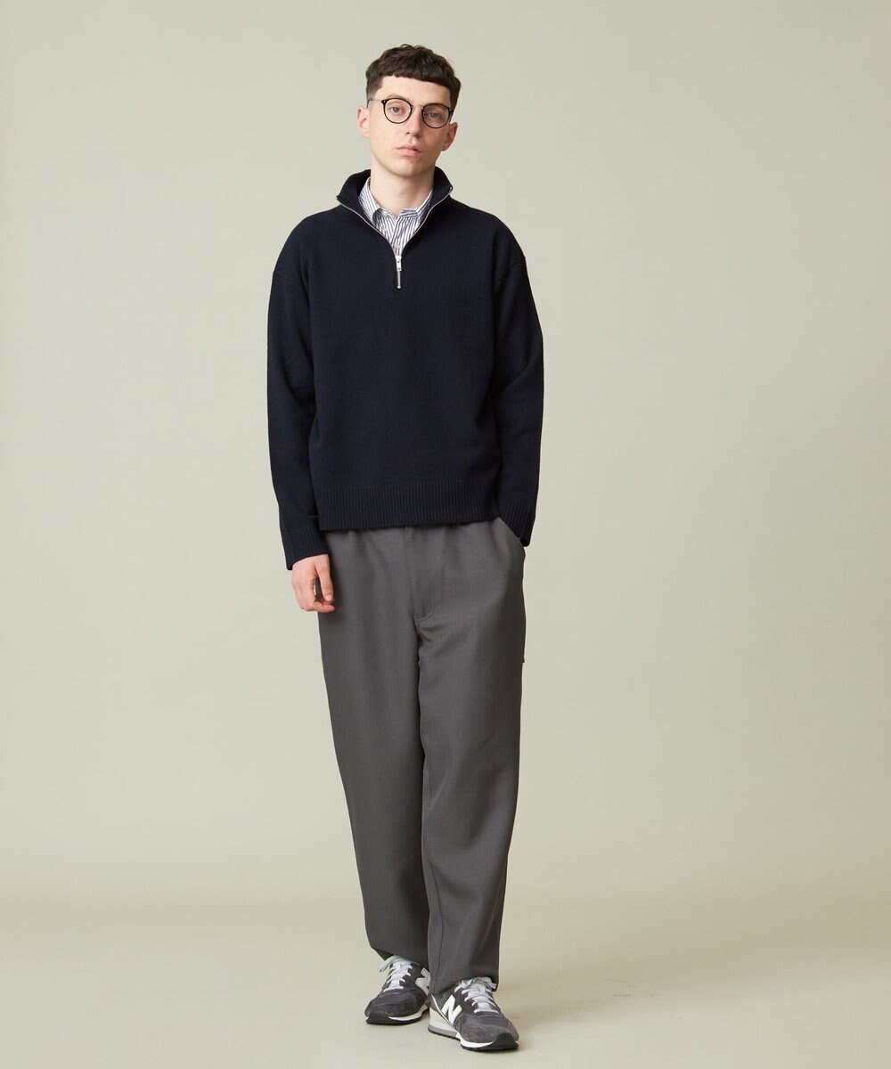 J.PRESS YORK STREET 【UNISEX】NEW ENGLAND ハーフジップニット 