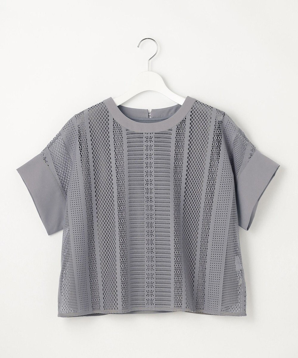 自由区 L 【洗える】レースエッジ Tシャツ&タンクトップセット トップス 