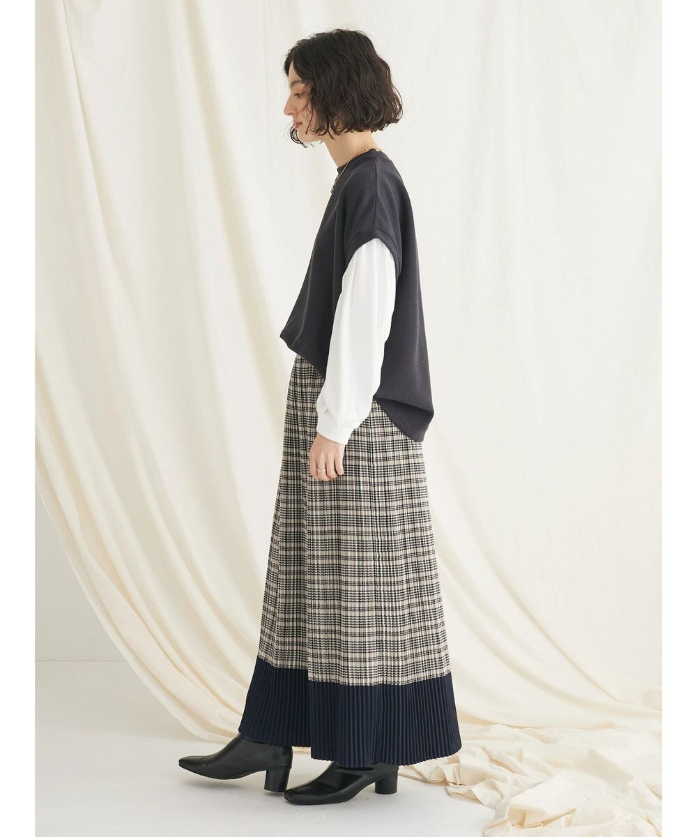 CRAFT STANDARD BOUTIQUE 起毛ワッフルレイヤード風プルオーバー 