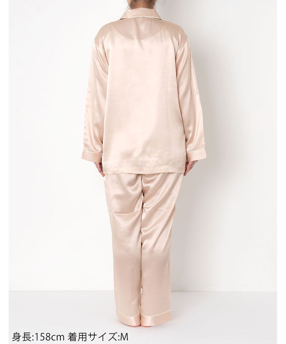 ワコール／睡眠科学 パジャマ シルク100% 長袖 長ズボン ここちよく眠れる 吸放湿性 レディース YDX542 睡眠科学／ワコール 
