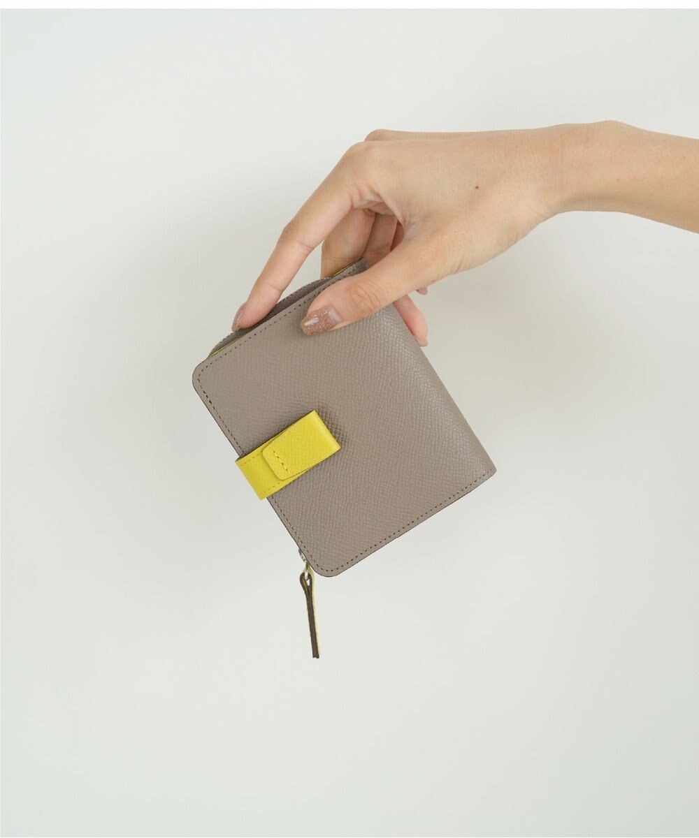 Atelier nuu 日本製 noble L字ファスナー二つ折りウォレット 