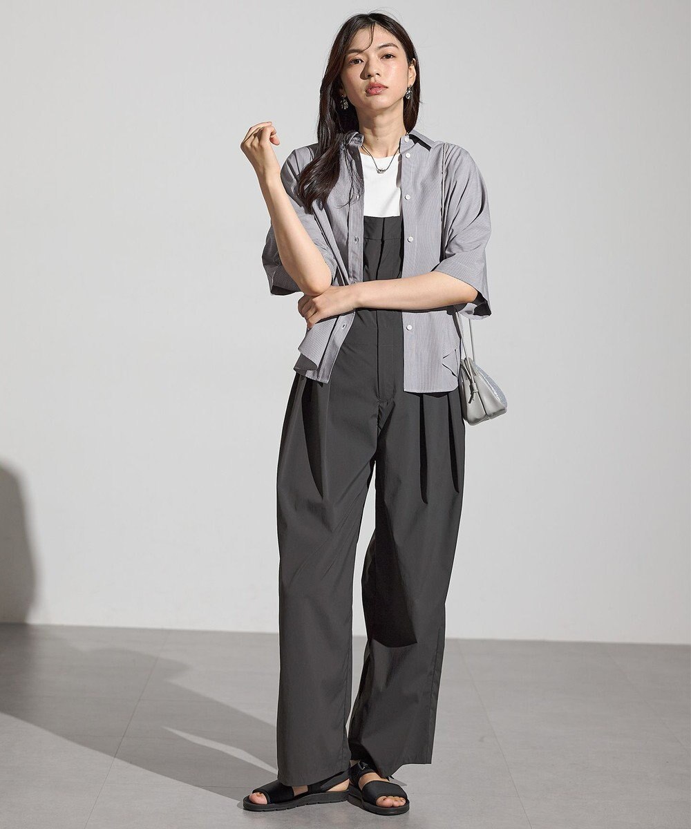 ANY 【接触冷感/UVカット/抗菌防臭/速乾】エニィファンクション半袖シャツブラウス 