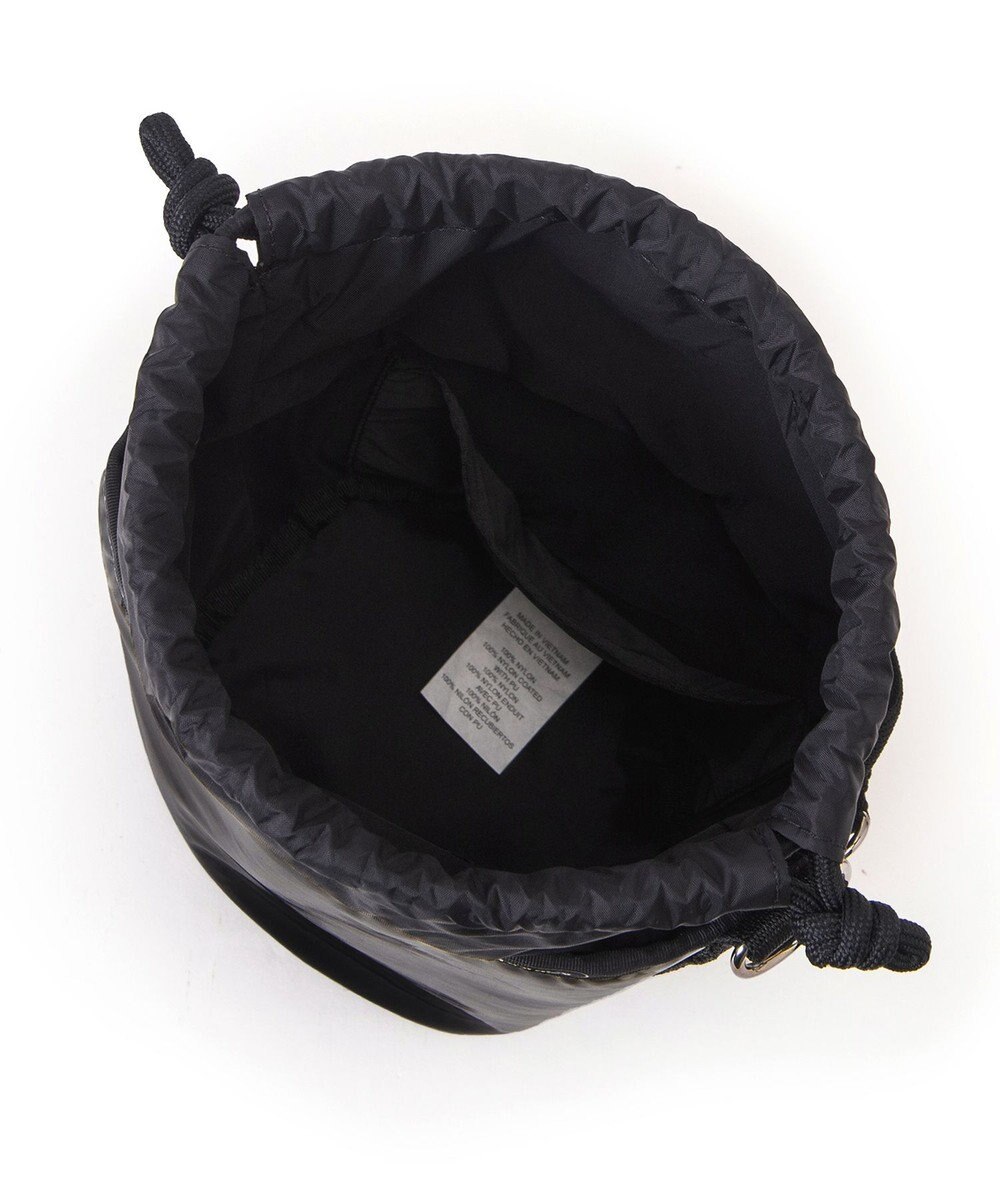LeSportsac SM DRAWSTRING BUCKET/ブラックシャイン/ブラック 