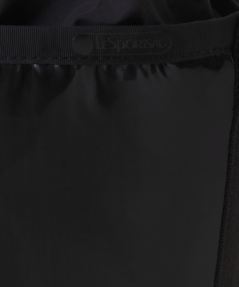LeSportsac SM DRAWSTRING BUCKET/ブラックシャイン/ブラック 