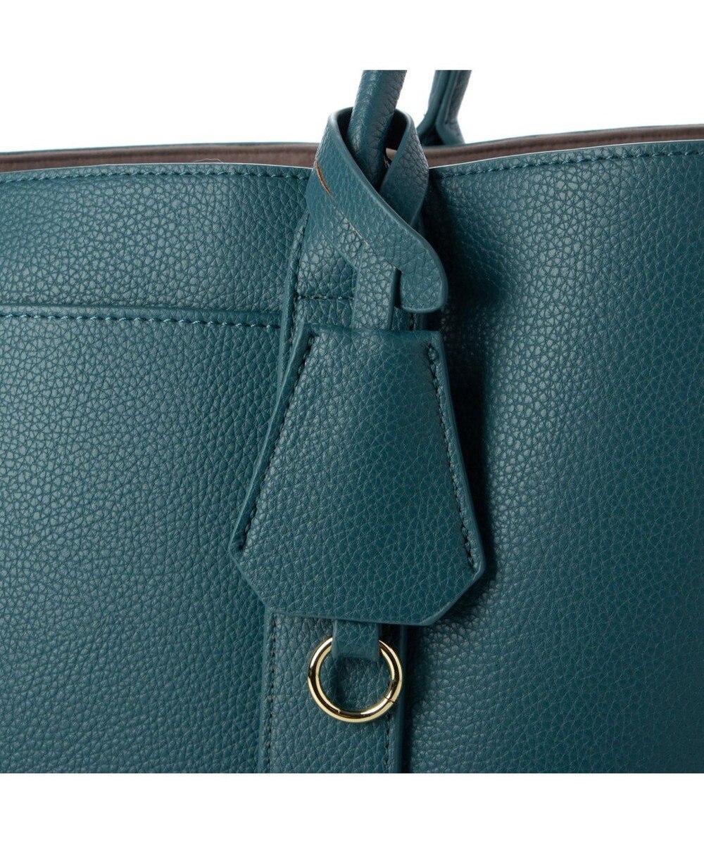 UNBILLION cachecache ショルダー付きパーテーション合成皮革トートL 