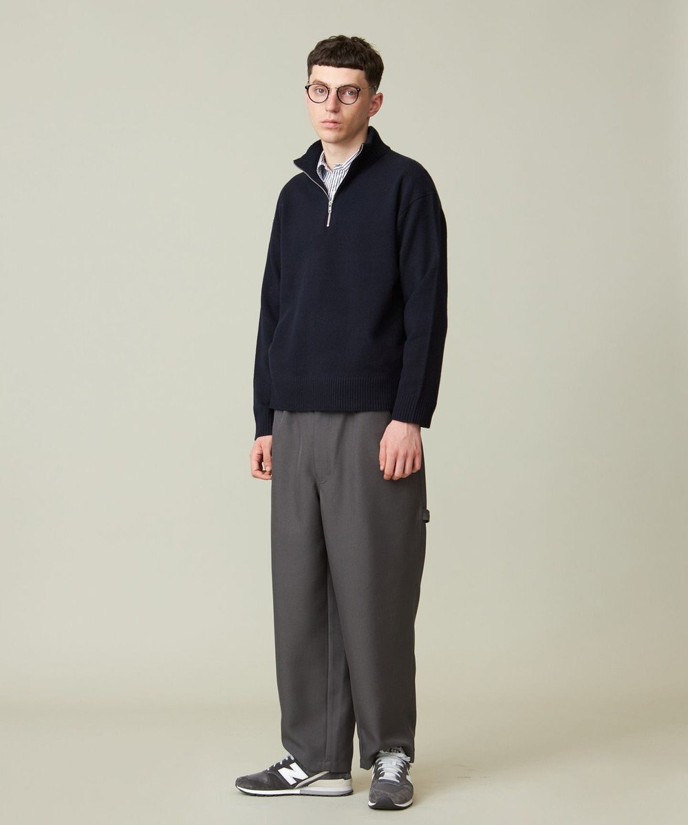 J.PRESS YORK STREET 【UNISEX】NEW ENGLAND ハーフジップニット 