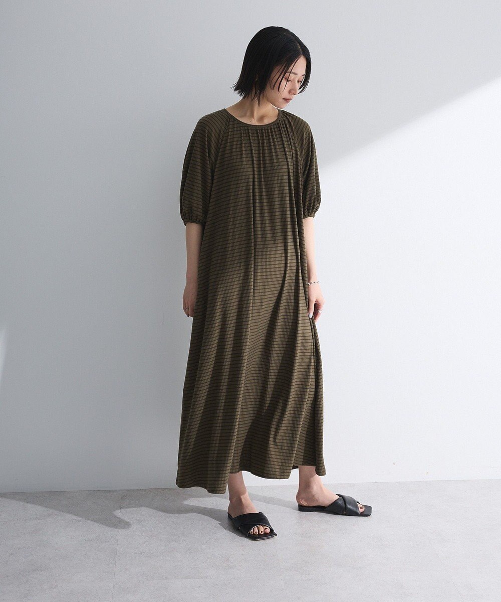 Green Parks ・ＳＵＧＡＲ　ＳＰＯＯＮ　ボーダーリブワンピース 