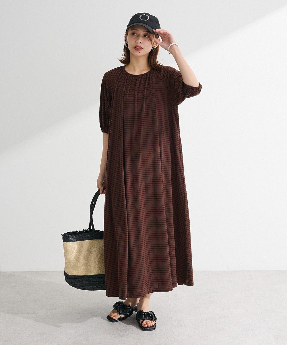 Green Parks ・ＳＵＧＡＲ　ＳＰＯＯＮ　ボーダーリブワンピース 