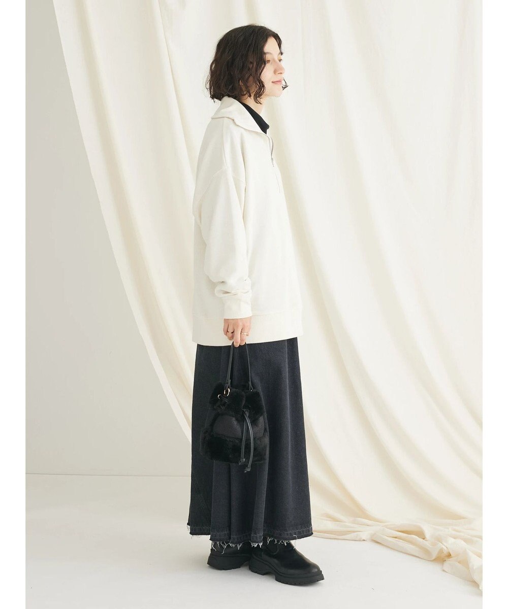 CRAFT STANDARD BOUTIQUE 　裏毛セーラーカラーＺＩＰプルオーバー 