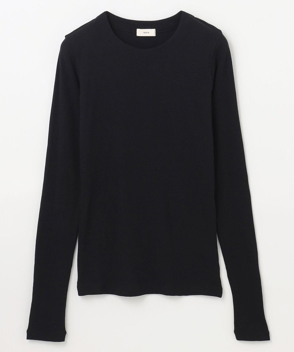 NAVE 【Nave・洗える】ガーゼフライス ロングスリーブ 