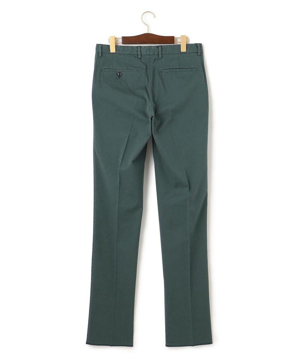 J.PRESS MEN オーガニックコットントリコチンストレッチ スローンパンツ 