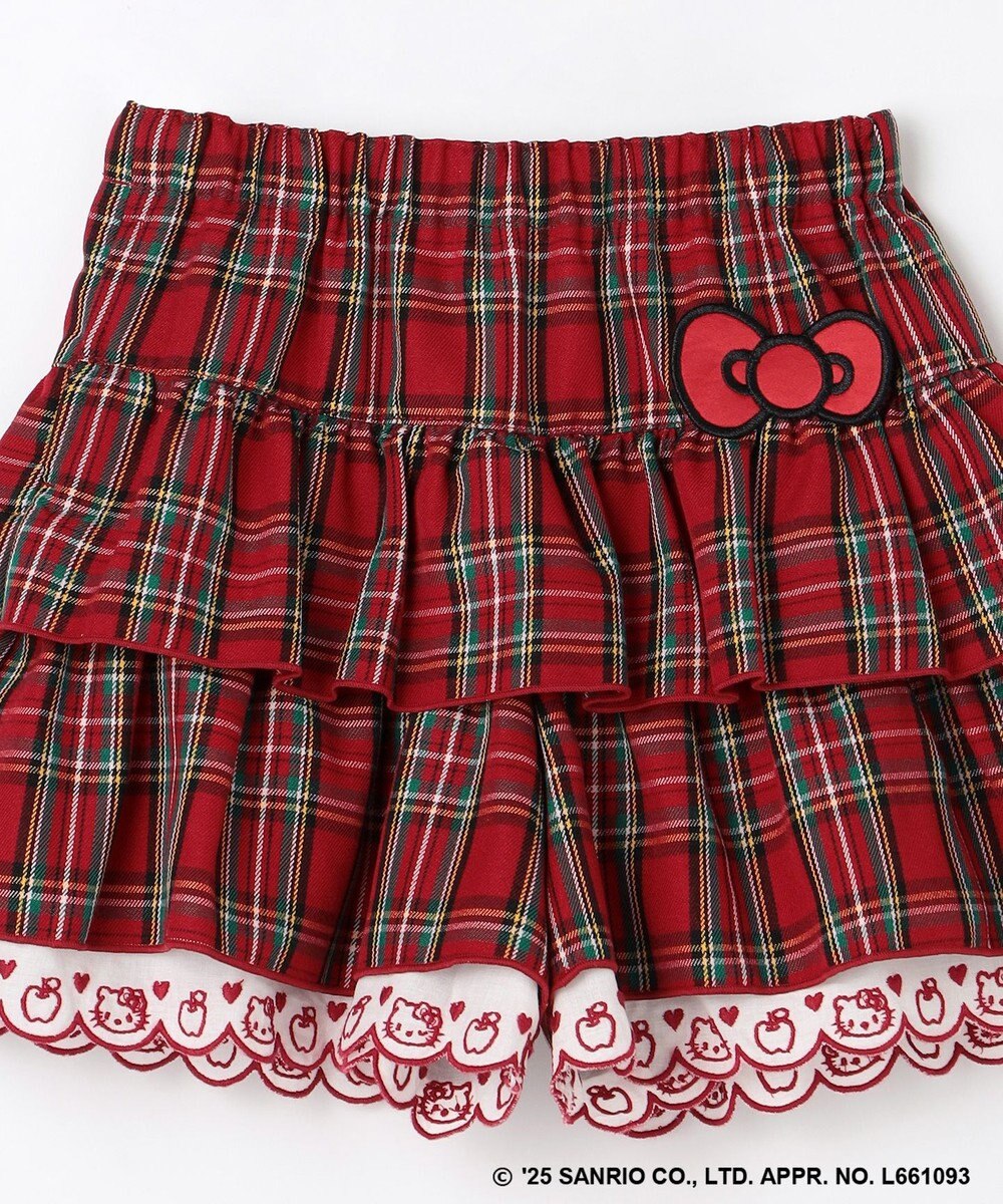 ANY KIDS 【ハローキティ×ANY KIDS】チェックキュロット 