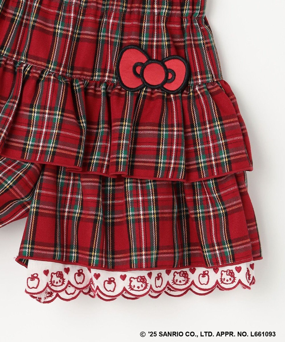 ANY KIDS 【ハローキティ×ANY KIDS】チェックキュロット 