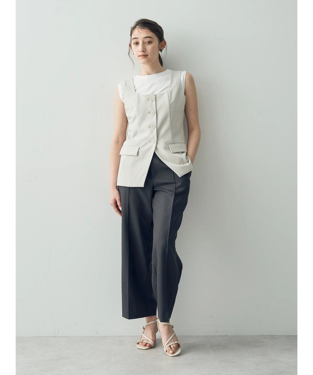 YECCA VECCA リネンライクビスチェベスト 