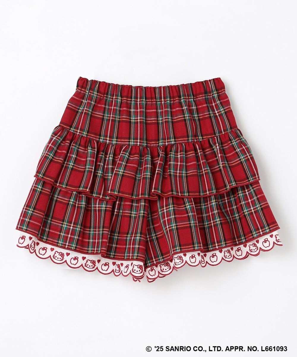 ANY KIDS 【ハローキティ×ANY KIDS】チェックキュロット 