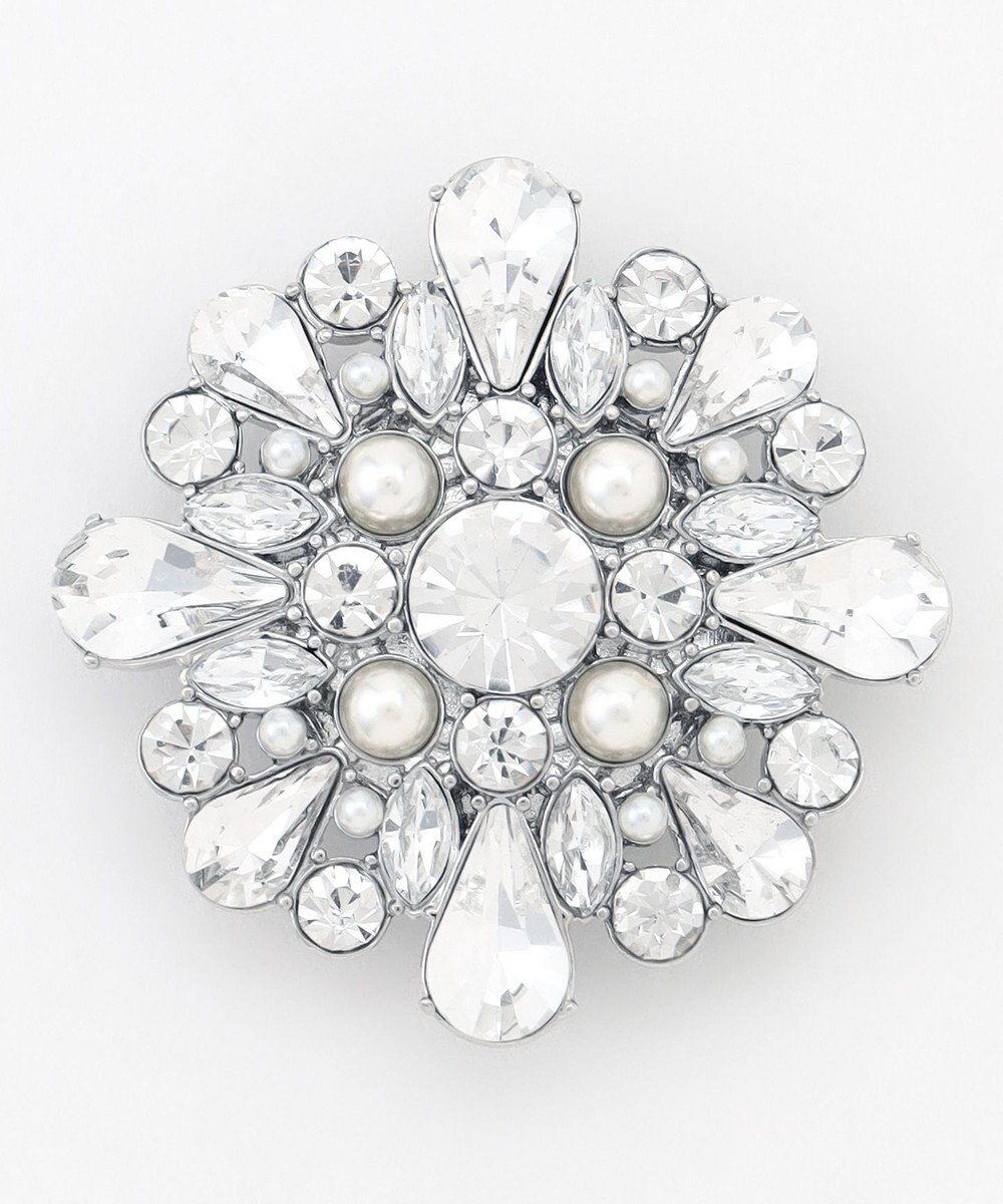 J.PRESS LADIES マグネットビジュー ブローチ 