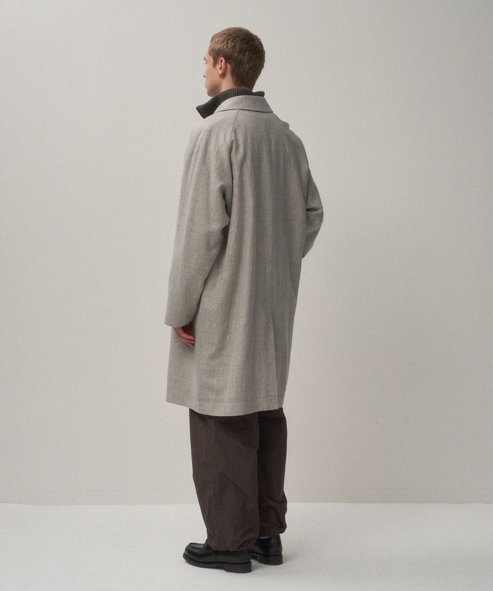 ATON LINEN WOOL TWILL | バルマカーンコート - UNISEX 