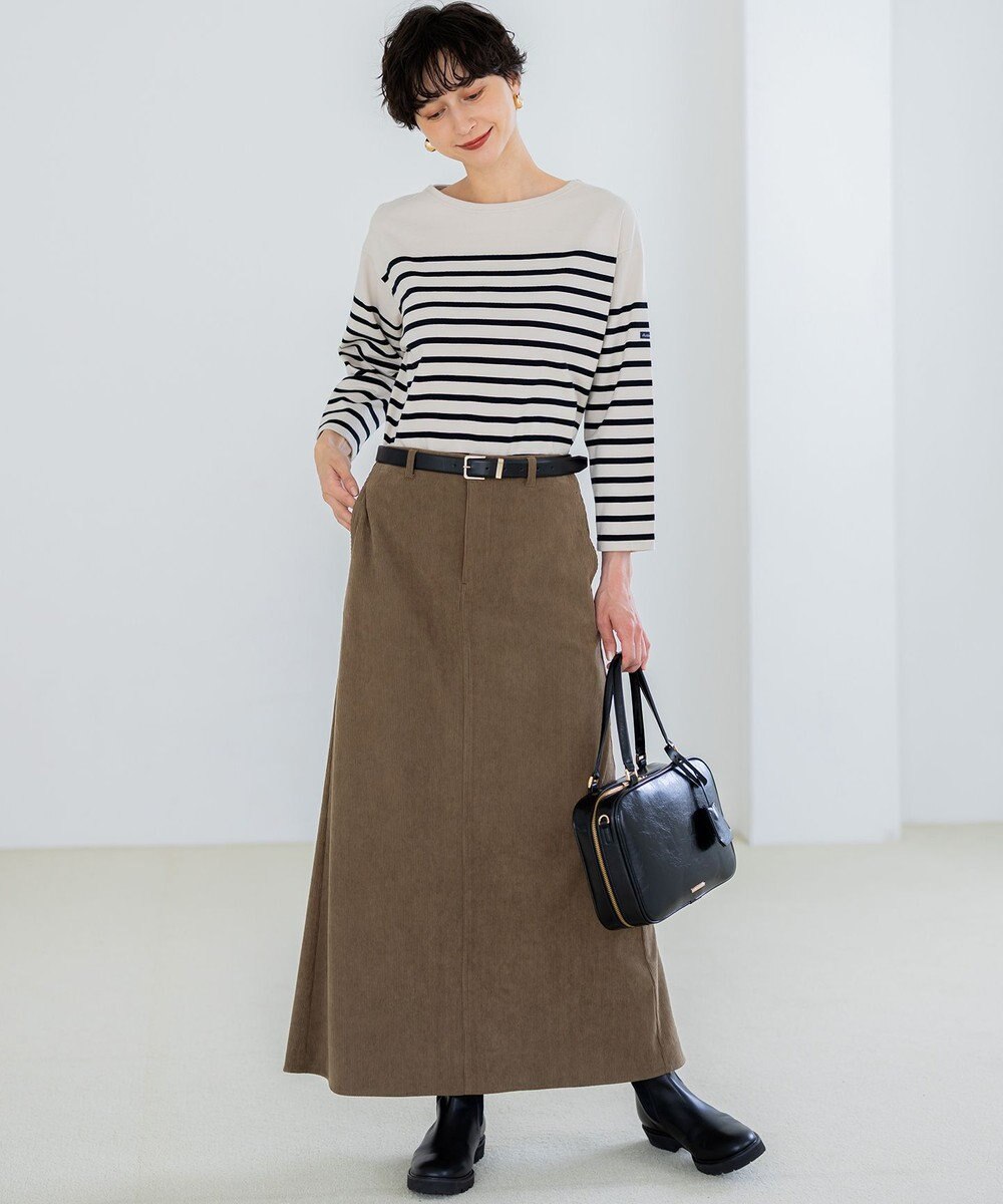 23区 S 【SLOW/一部店舗限定】ソフトコーデュロイ マーメイド スカート 